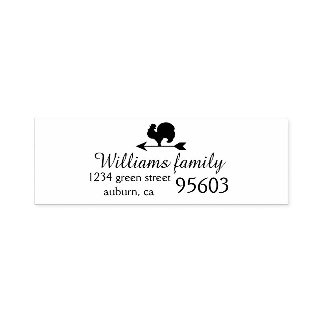 Land Levande ⎢ Returadress Rubber Frimärke Självfärgande Stämpel (Design)