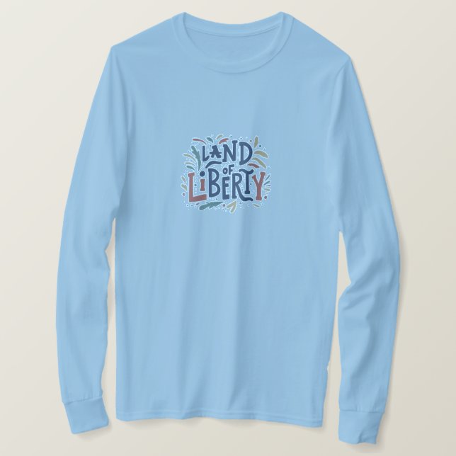 Land Libert T Shirt (Design framsida)