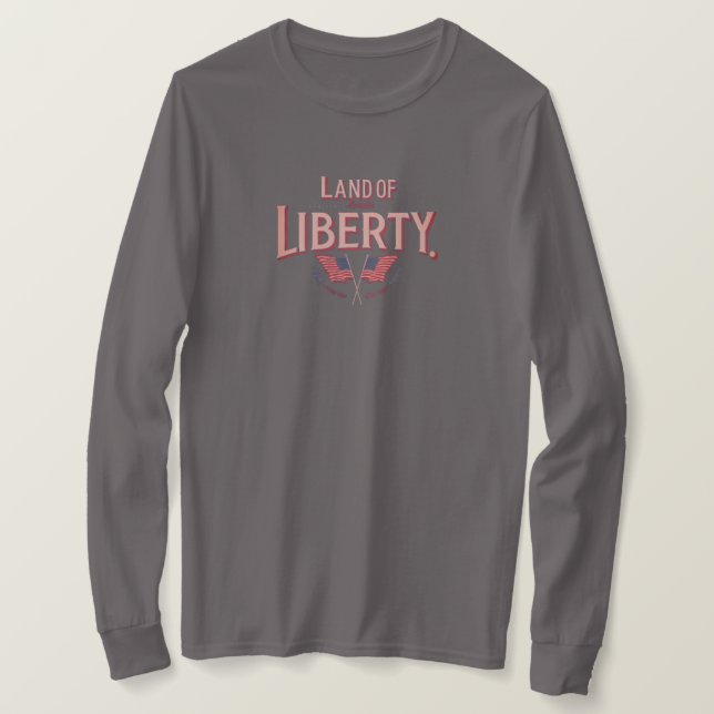 Land Libert T Shirt (Design framsida)