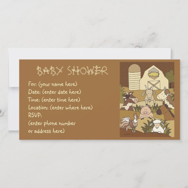 Land Life 21 Baby Shower (Framsida)