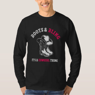 Land Life Westerna bollar och bling Det är en Cowg T Shirt