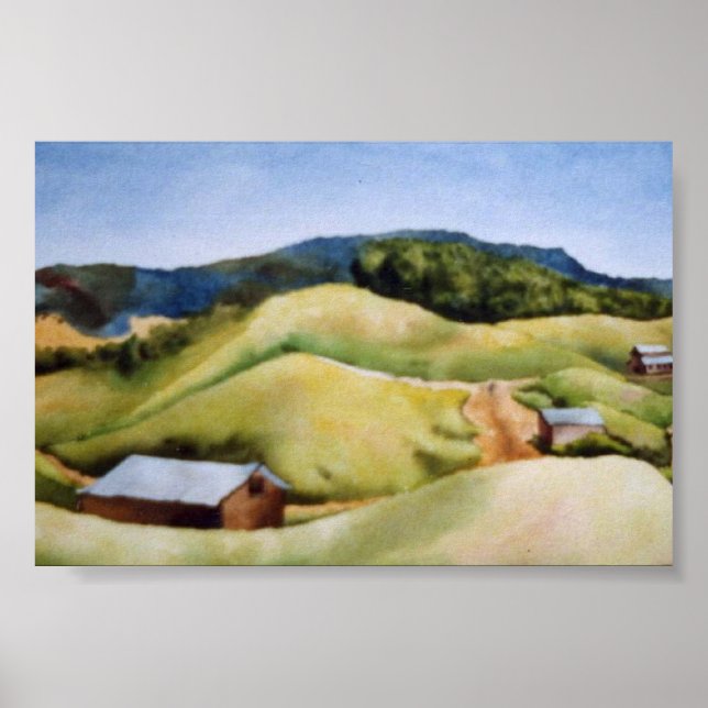 Land liggande Poster (Framsidan)