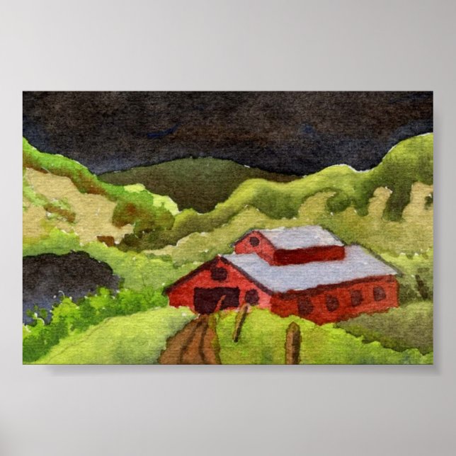 Land liggande Poster (Framsidan)