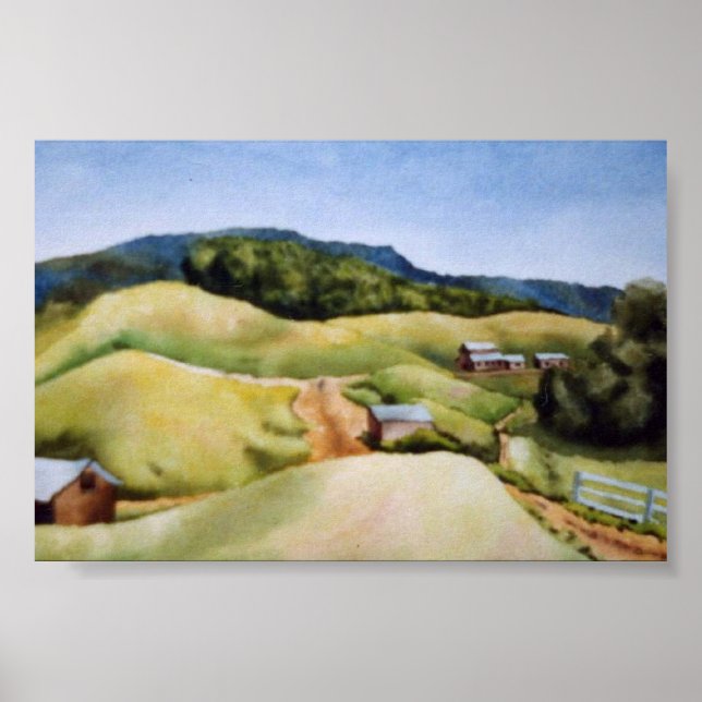 Land liggande Poster (Framsidan)
