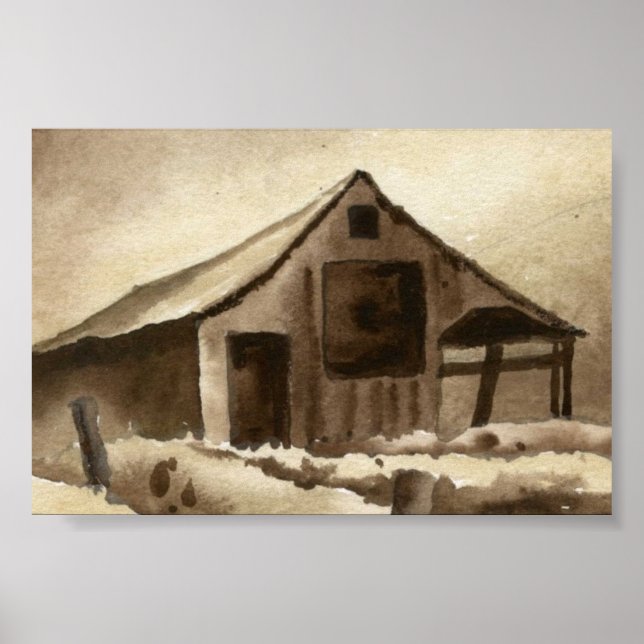 Land liggande Poster (Framsidan)