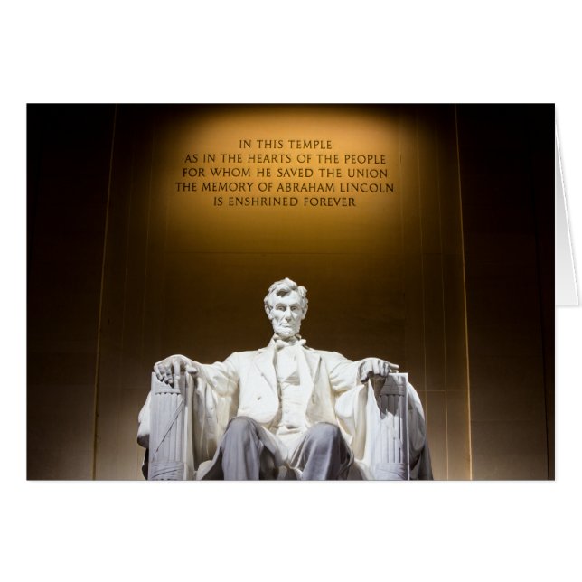 Land Lincoln Hälsningskort (Framsidan Horizontal)