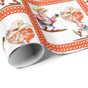 Land Line Dancer och Banjo Player Presentpapper
