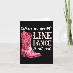 Land Line Dancing Women Girl Kort