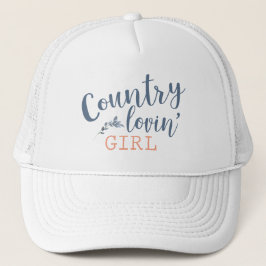 Land Lovin'Blue and Peach Land Girl Keps