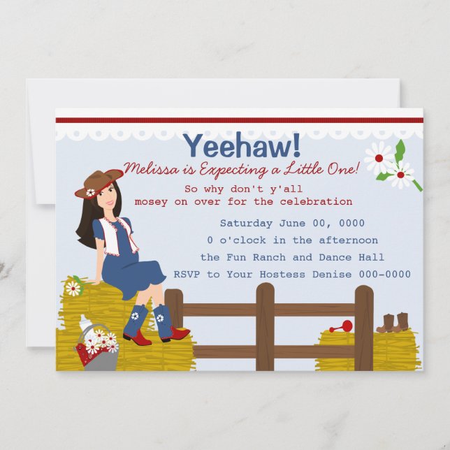 Land Mamma Inbjudningar (Framsida)