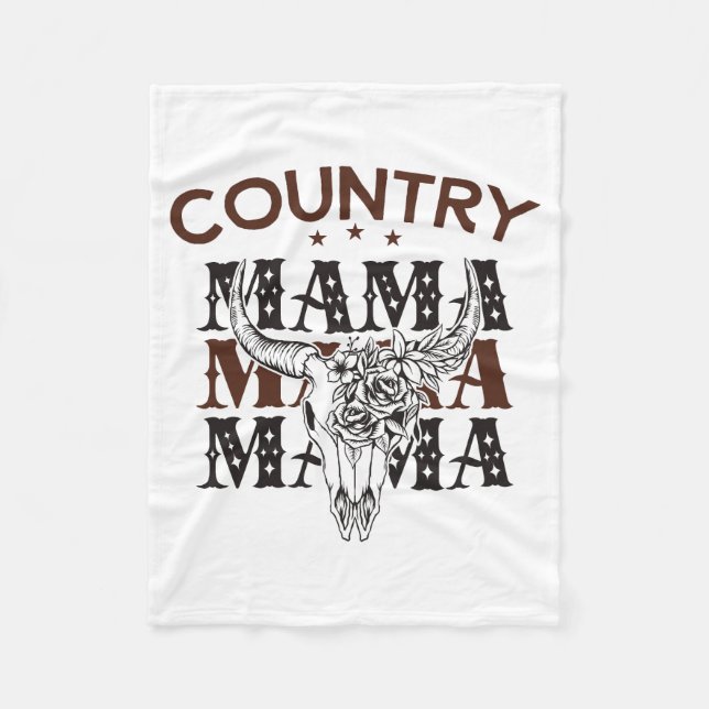 Land Mamma Westernare Mamma Fleecefilt (Framsidan)