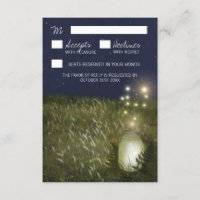 Land Mason Burk + Firefly Bröllop OSA Card
