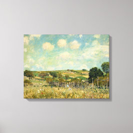 Land Meadow Landscape (av Alfred Sisley) Canvastryck