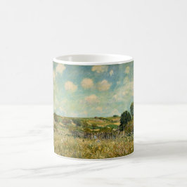 Land Meadow Landscape (av Alfred Sisley) Kaffemugg