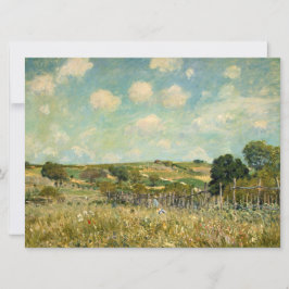 Land Meadow Landscape (av Alfred Sisley) Kort