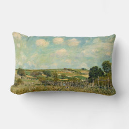 Land Meadow Landscape (av Alfred Sisley) Lumbarkudde