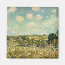 Land Meadow Landscape (av Alfred Sisley)
