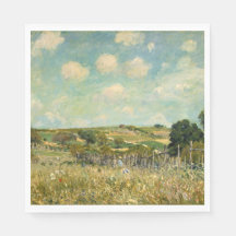 Land Meadow Landscape (av Alfred Sisley)