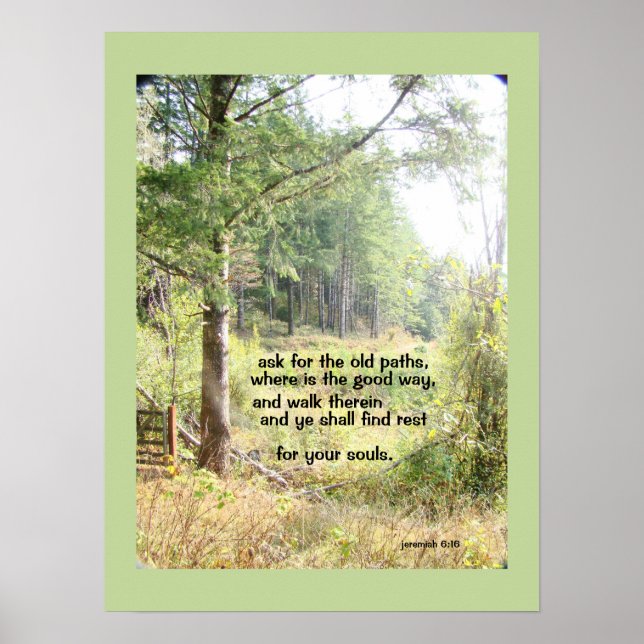 Land Meadow Wisdom Skriv ut Poster (Framsidan)