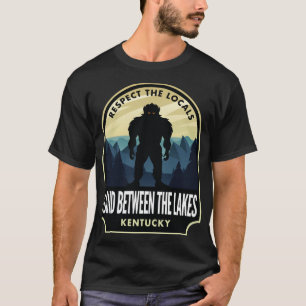 Land mellan Sjöar Kentucky Bigfoot Sasquatch T Shirt