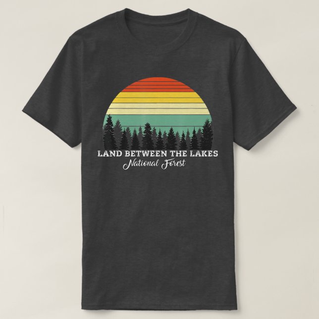 Land mellan sjöar nationalskogen Kentucky Pa T Shirt (Design framsida)