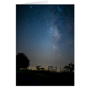 Land Milky Way Hälsningskort
