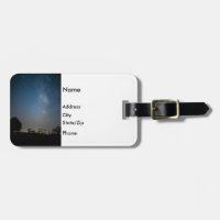 Land Milky Way Luggage Tag