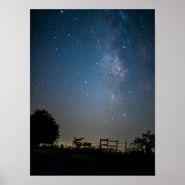 Land Milky Way Poster (Framsidan)