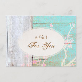 Land Mode Retail Boutique, gåvsintyg