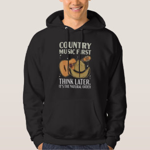 Land Music First Tänka Senare är det natura O Hoodie