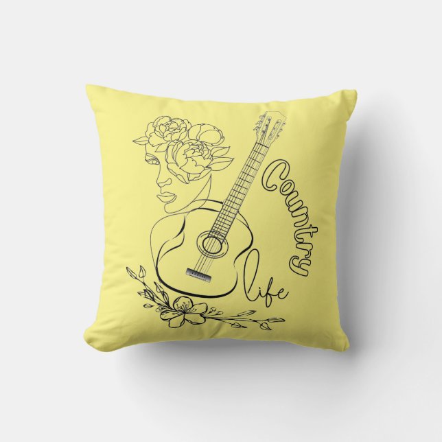 Land Music Kudde (Framsida)