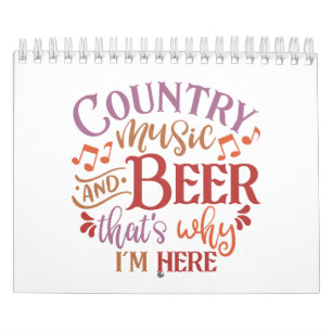 Land Music och Beer Land Music Älskare Kalender