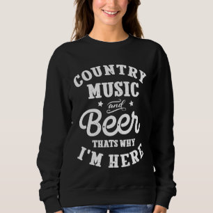 Land Music och öl det är därför jag är här T Shirt