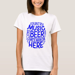 Land Music och öl T Shirt