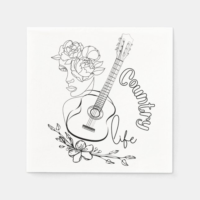 Land Music Pappersservett (Framsidan)