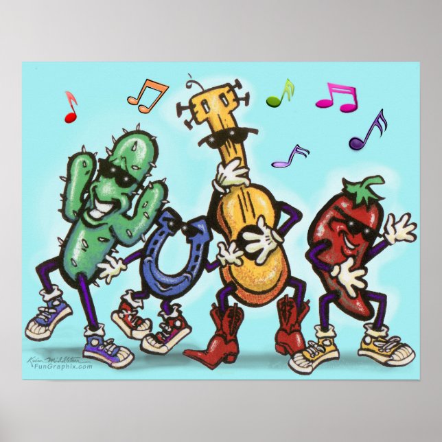 Land Music Poster (Framsidan)