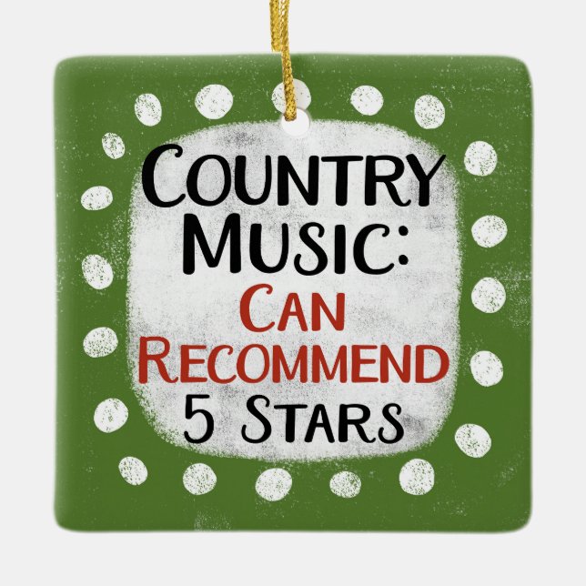 Land Music Review 5 Stars Ornament (Framsida)