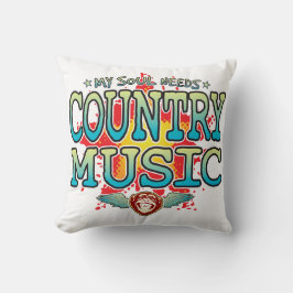 Land Music Soul Cushion Kudde