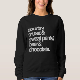 Land Music Sweat Byxor öl och choklat T Shirt