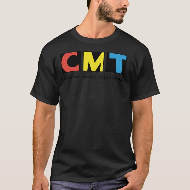 Land Music Television CMT   T Shirt (Framsida)