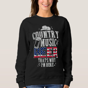Land Musik och öl är därför jag är här roligt T Shirt