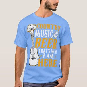 Land Musik och öl...varför jag är här Westernt T Shirt