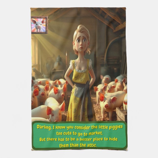 Land Mysiga kökshandduk (Vertikal)