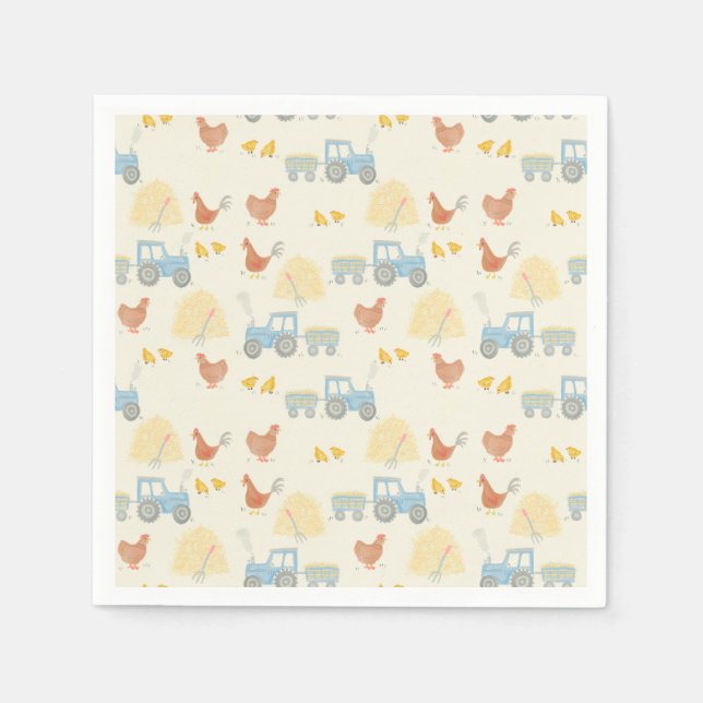 Land napkins pappersservett (Framsidan)