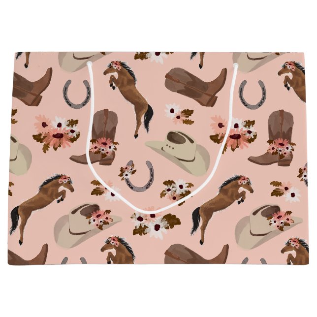 Land och Blommigt Large Gift Bag (Framsidan)