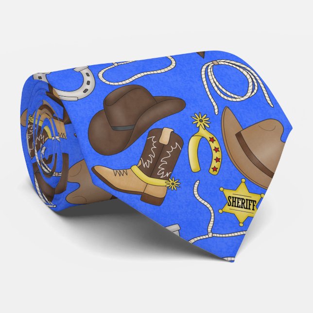 Land och Westerna roligtens mönster Slips (Rullad)