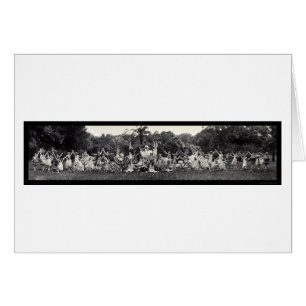 Land of Flowers Dance Photo 1920 Hälsningskort
