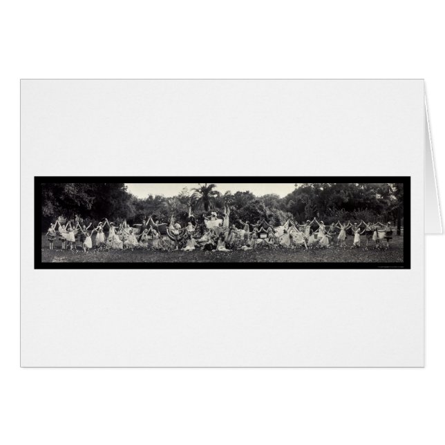 Land of Flowers Dance Photo 1920 Hälsningskort (Framsidan Horizontal)