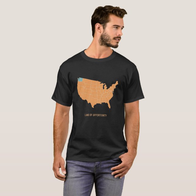 Land of Opportunity T-shirt (Hel framsida)