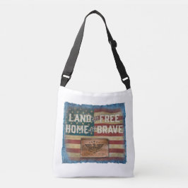 Land of the Free - Crossbody Tote Bag Axelväska